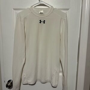 Under Armour White Long Sleeve Shirt